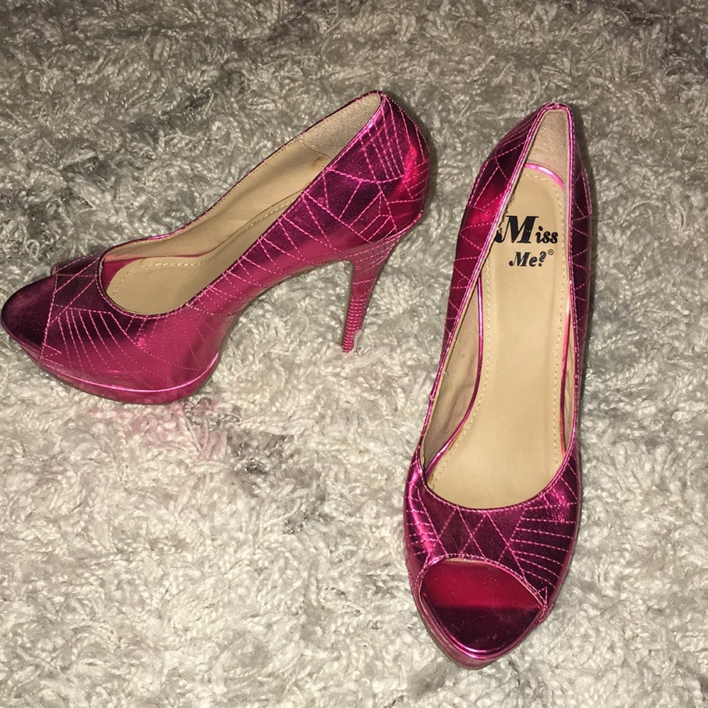 💕Women’s hot pink stilettos💕